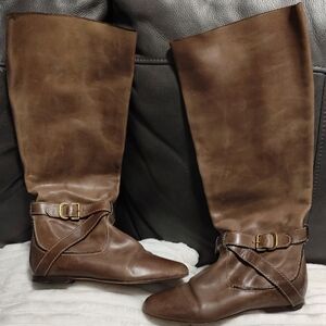 Chloe Brown Over the Knee Boots